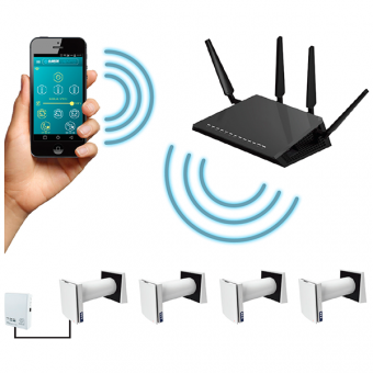 Рекупер Winzel Expert WiFi RW1-50 P комнатная вентиляционная установка с регенерацией тепла