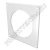 Накладка торцевая 10НКП ЭРА 150x150 для воздуxовода Ø100