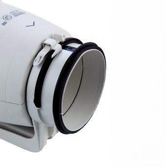 Вентилятор малошумный TD-350/125 SILENT Soler&Palau канальный двухскоростной белый Ø125