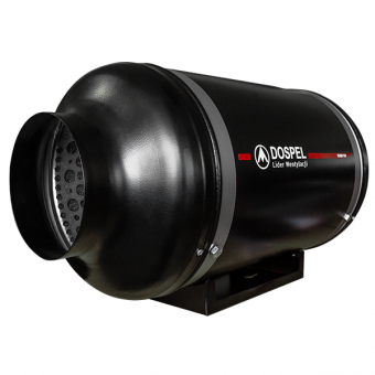 Вентилятор канальный бесшумный TURBO SILENT 150 DOSPEL 2х скоростной черный Ø150