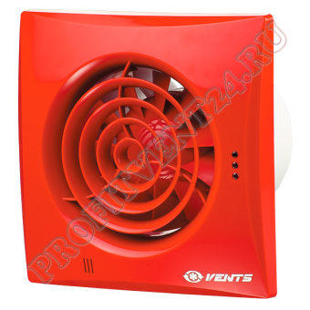 Вентилятор Бесшумный 125 Quiet красный Vents