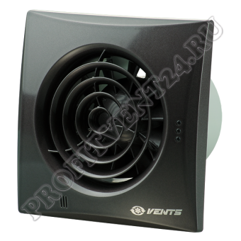 Вентилятор Бесшумный 125 Quiet черный сапфир Vents